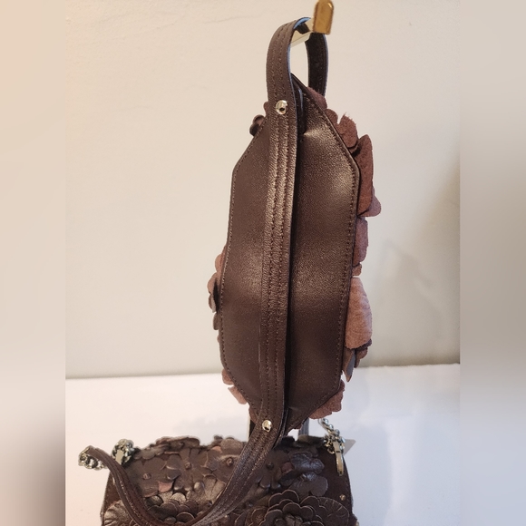 Jimmy Choo Locket Burgundy crossbody with shoulder appliqué - Picture 2 of 5